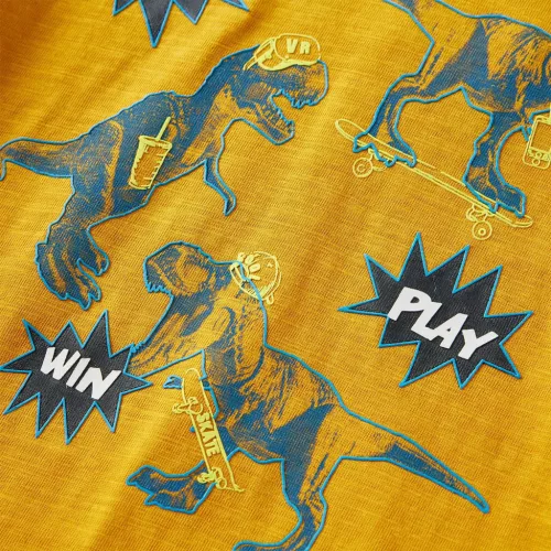 Okker hosszú ujjú gyerekpóló 128