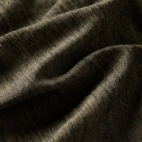 Sötétkeki melange hosszú ujjú gyerekpóló 116