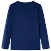 Tengerészkék hosszú ujjú gyerekpóló 128