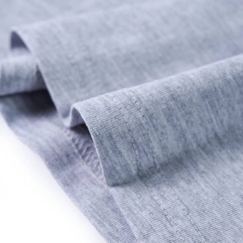 Szürke melange hosszú ujjú gyerekpóló 128