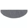  15 db öntapadós lépcsőszőnyeg 65 x 21 x 4 cm világosszürke félkör alakú nagy