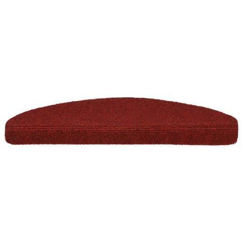  15 db piros öntapadós lépcsőszőnyeg 65x21x4 cm