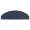  15 db öntapadós lépcsőszőnyeg, kék, nagy félkör, 65 x 21 x 4 cm