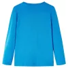 Kobaltkék hosszúujjú gyerekpóló 116