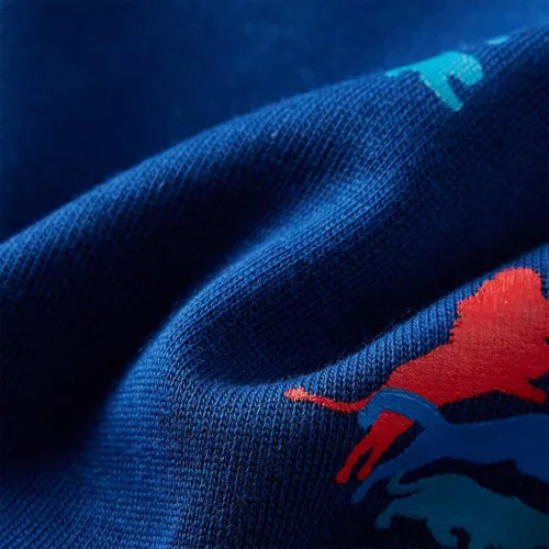 Sötétkék gyerekpulóver 140