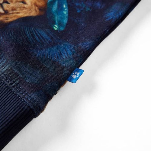 Tengerészkék gyerekpulóver 128