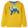 Okkersárga gyerekpulóver 104