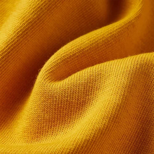 Okkersárga gyerekpulóver 140