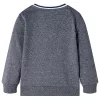 Tengerészkék melange gyerekpulóver 104
