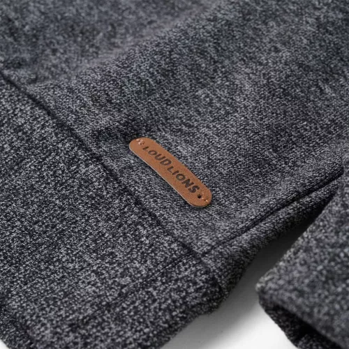 Tengerészkék melange gyerekpulóver 104