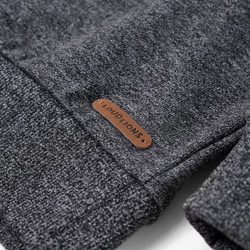 Tengerészkék melange gyerekpulóver 116