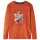 Világos rozsda hosszúujjú gyerekpóló 92