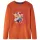 Világos rozsda hosszú ujjú gyerekpóló 104