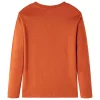 Világos rozsda hosszú ujjú gyerekpóló 116