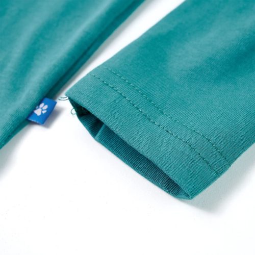 Sötétkék hosszú ujjú gyerekpóló 116