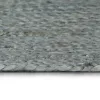  olívazöld kézzel font kör alakú jutaszőnyeg 150 cm