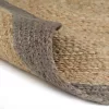  szürke szélű kézzel font jutaszőnyeg 150 cm