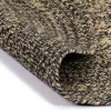   fekete és természetes színű kézzel font jutaszőnyeg 90 cm