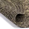   fekete és természetes színű kézzel font jutaszőnyeg 150 cm