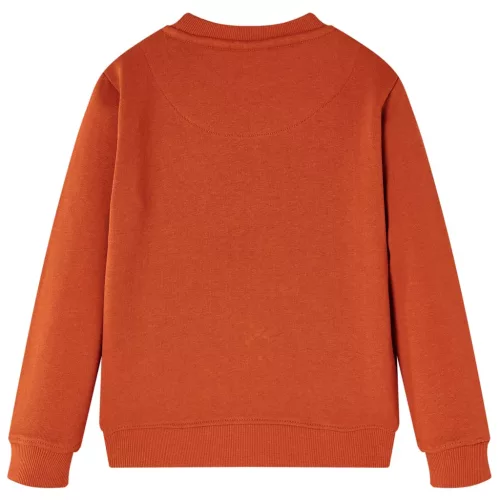 Világos rozsda színű gyerekpulóver 104