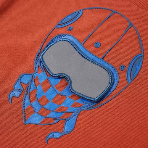 Világos rozsda színű gyerekpulóver 104