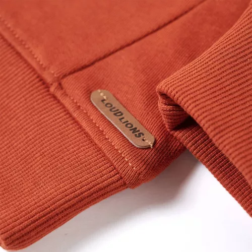 Világos rozsda színű gyerekpulóver 104