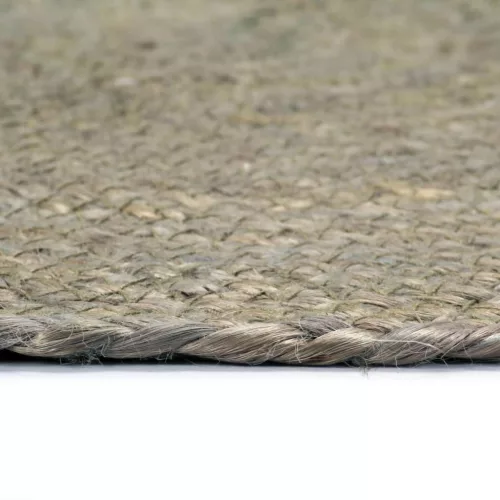  6 db sima szürke kerek jutaalátét 38 cm 