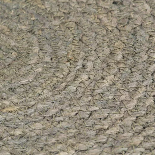  6 db sima szürke kerek jutaalátét 38 cm 