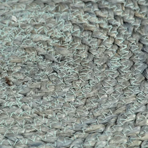  4 db sima olívazöld kerek jutaalátét 38 cm 