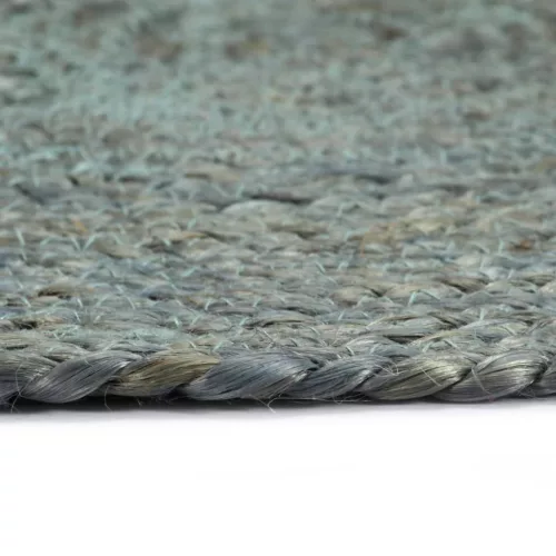  4 db sima olívazöld kerek jutaalátét 38 cm 