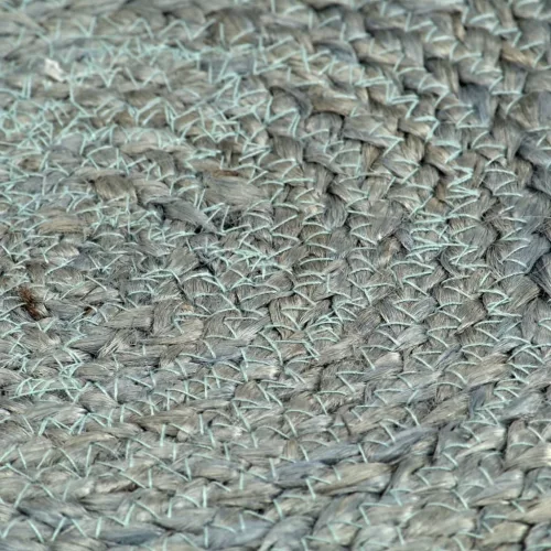  6 db sima olívazöld kerek jutaalátét 38 cm 