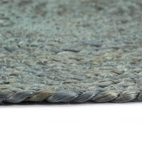  6 db sima olívazöld kerek jutaalátét 38 cm 