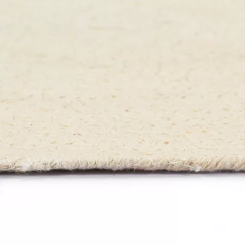  4 db sima természetes színű kerek pamutalátét 38 cm 