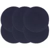  6 db sima tengerészkék kerek pamutalátét 38 cm 
