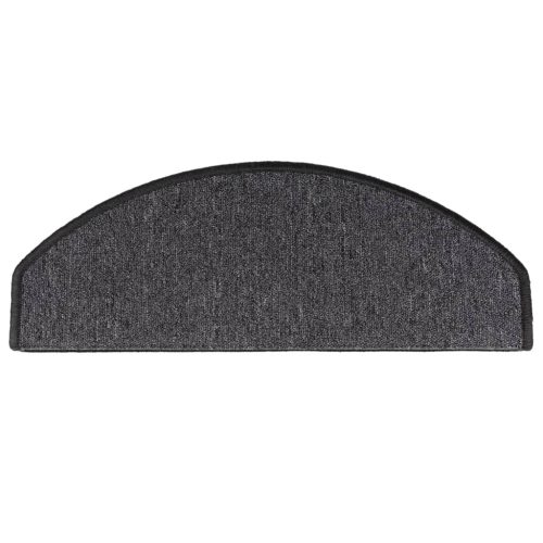  15 darab antracitszürke lépcsőszőnyeg 65 x 24 x 4 cm