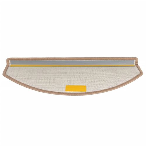  15 darab világosbarna lépcsőszőnyeg 65 x 24 x 4 cm