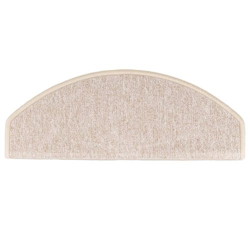  15 darab szürkésbarna lépcsőszőnyeg 65 x 24 x 4 cm