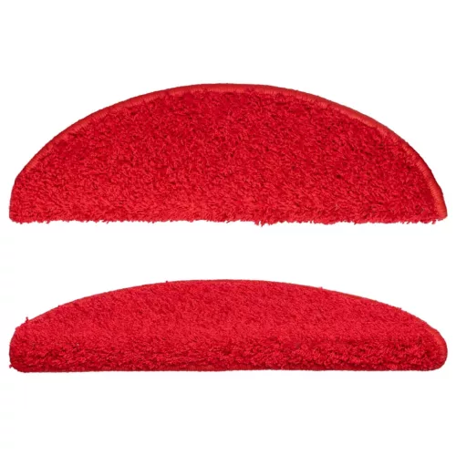  15 db piros lépcsőszőnyeg 56 x 17 x 3 cm