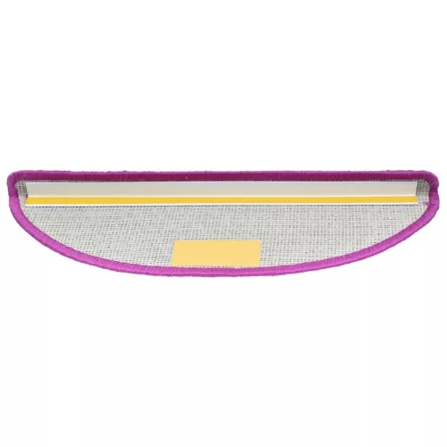  15 db lila lépcsőszőnyeg 65 x 21 x 4 cm