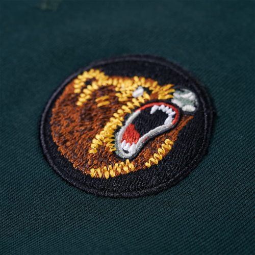 Mohazöld gyerekpulóver 116