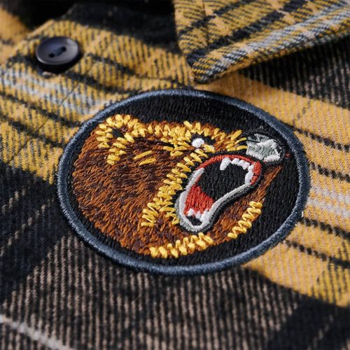 Sárga és fekete kockás gyereking 104