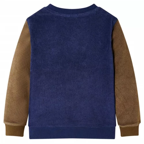 Sötét tengerészkék gyerekpulóver 140