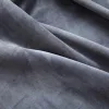  antracitszürke bársony sötétítőfüggöny fémkarikákkal 290x245 cm