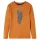 Sötét okker hosszú ujjú gyerekpóló 128