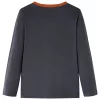 Antracit hosszú ujjú gyerekpóló 92