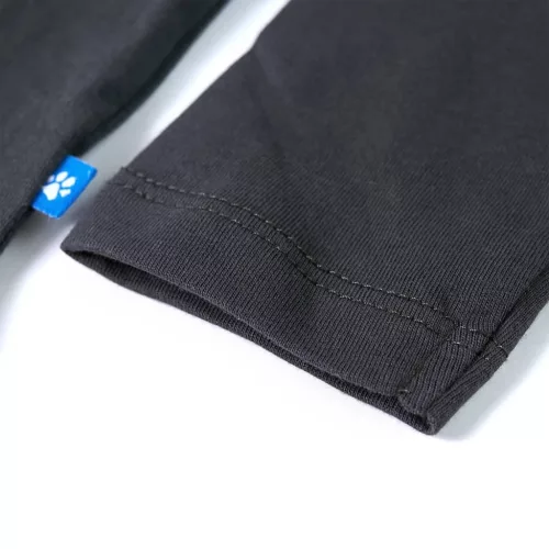 Antracit hosszú ujjú gyerekpóló 104