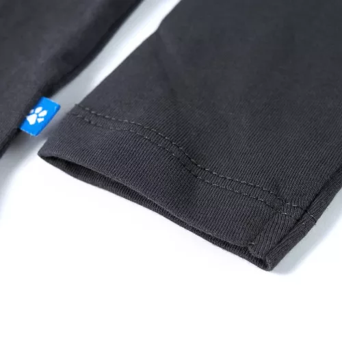 Antracit hosszú ujjú gyerekpóló 116