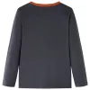 Antracit hosszú ujjú gyerekpóló 128