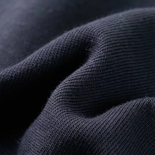 Antracit és konyak kapucnis gyerekpulóver fél cipzárral 92