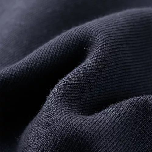 Antracit és konyak kapucnis gyerekpulóver fél cipzárral 104